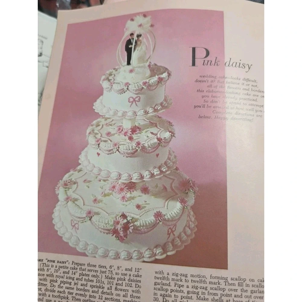 Wilton Vintage Cake Decorating Kit Tips Book Parchment‎ Set Retro Used